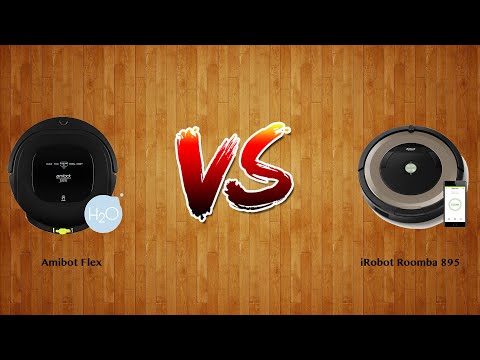 Amibot Flex vs iRobot Roomba 895   -  Robot Vacuum Comparison