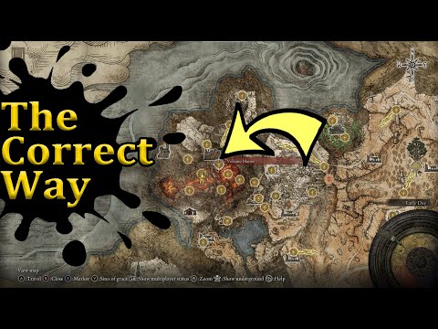 The correct way to enter Volcano Manor Elden Ring