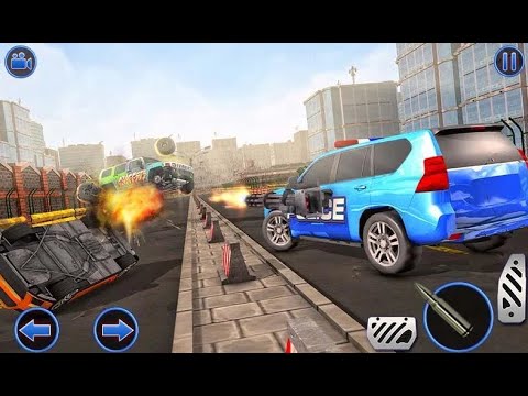 US Police Hummer Car Quad Bike Police - Driving Simulator - Best Android Gameplay