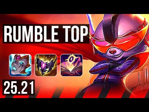 RUMBLE vs TRYNDAMERE (TOP) | Legendary, 11/3/6 | NA Master | 25.21