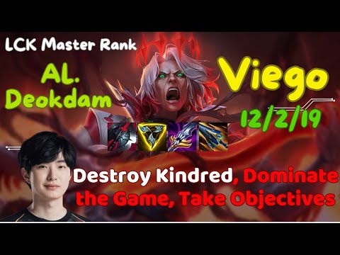 FPX.Deokdam Viego vs Kindred Jungle, KDA 12.2.19, Why Viego Has Such a High Win Rate