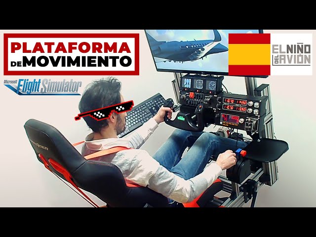 Vídeo relacionado con Meza - Simulador de vuelo para cabina, soporte de rueda, simulador de vuelo profesional, juego de montaje precortado, compatible con yugos Logitech, Saitek y Honeycomb, paneles del acelerador