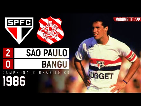 São Paulo 2x0 Bangu - 1986 - VITÓRIA COM "EXCESSO" DE HABILIDADE DE CARECA! #antoniocareca #spfc1986