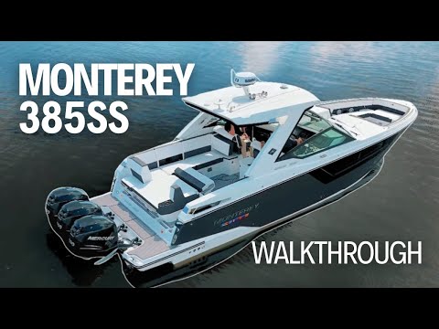 Monterey 385SS-BOWRIDER video