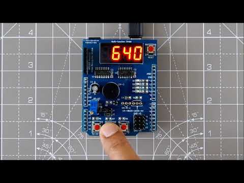 Countdown Timer Using Arduino Multi-function Shield