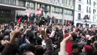 TUNISIAN REVOLUTION: BEN ALI DEGAGE (BEN ALI GET OUT)