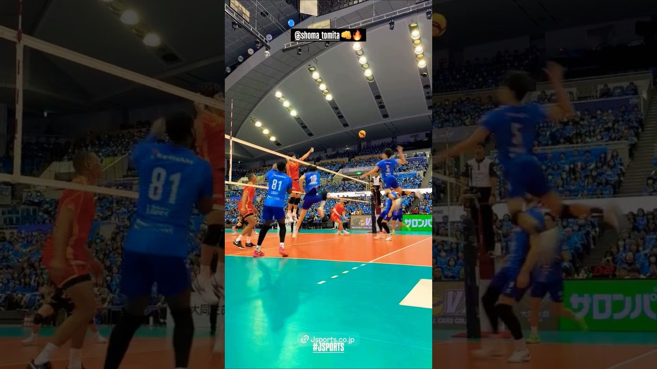 HE'S FLYING‼️ SV League #volleyball バレーボール волейбол nishida ishikawa takahashi japan  volleyball