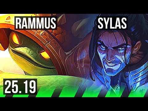 RAMMUS vs SYLAS (JGL) | KR Master | 25.19