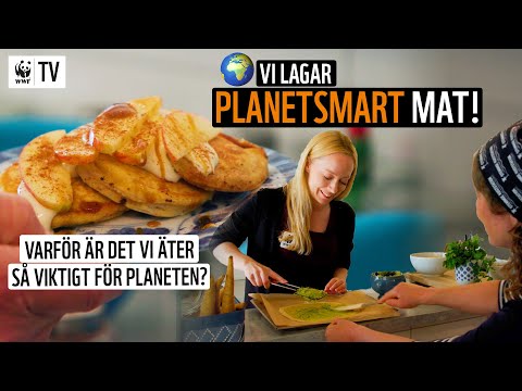 , title : 'Vi lagar planetsmart mat! 🥘😋 Varför är det vi äter så viktigt för planeten? 🌍 | WWF TV'