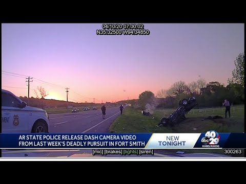 State Police dash cam video shows pursuit that ended in deadly crash