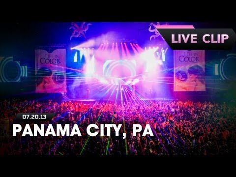 Life In Color Tour *International* Live Clip - Panama City, Panama - 07/20/13