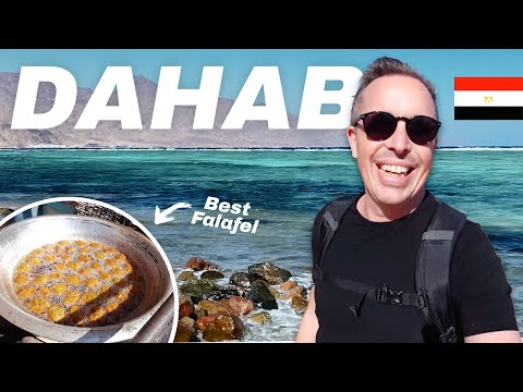 EGYPT 🇪🇬 DAHAB: Let's visit the BLUE PEARL 🏝 of EGYPT and learn how to make Egyptian FALAFEL