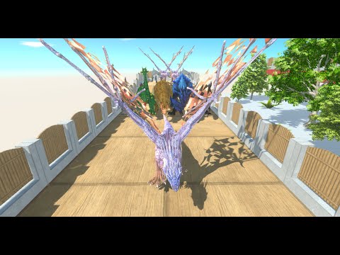 Gigan Final War VS Gian Death Run - Animal Revolt Battle Simulator