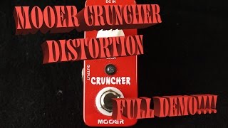 Video thumbnail for Mooer Cruncher Distortion, Full Demo!!!!!! by MarshallGTV