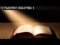 The Holy Bible - Book of 2 Timothy Chapter1 ESV