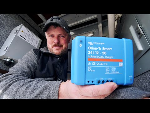 Installing 2 Victron DC/DC Chargers in our Bus Conversion!