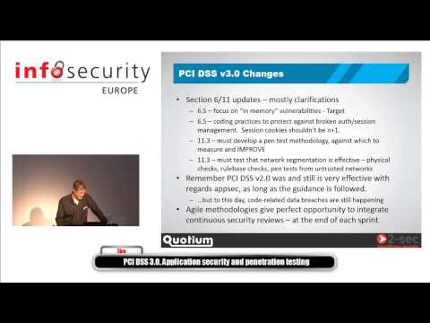 PCI DSS 3.0, Application Security and Penetration Testing (@InfoSec 2014)