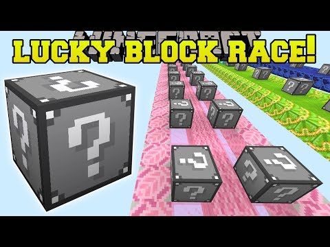 Minecraft: EXTREME DARK SIDE LUCKY BLOCK RACE - Lucky Block Mod - Modded Mini-Game