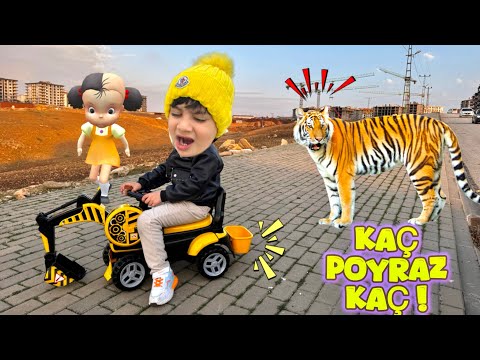 POYRAZ AND ELA ESCAPED FROM THE TIGER THAT WAS FOLLOWING THEM!!