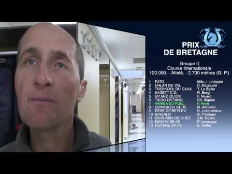 VANIKA DU RUEL effectue sa rentrée dans le Prix de Bretagne. Franck ANNE nous en parle - A2TURF.COM