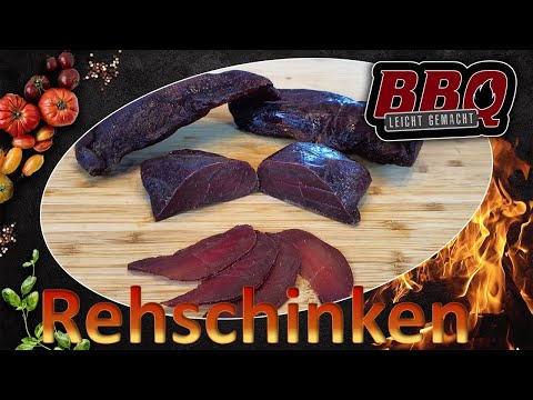 Rehschinken mit Räucheranleitung