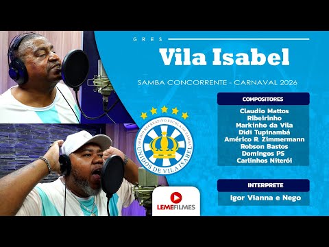 Vila Isabel 2026 - Samba Concorrente de Claudio Mattos e Parceiros