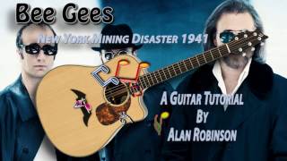 New York Mining Disaster 1941 - Bee Gees - Acoustic Guitar Lesson (easy-ish)
