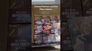 Chinese One Piece and Pokémon Delivery #pokemon #pokemontcg #onepiece #onepiecetcg #fyp