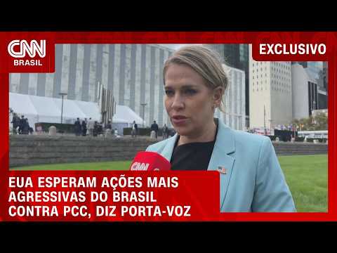 À CNN, EUA cobram ação mais agressiva e seriedade do Brasil contra PCC e CV | LIVE CNN