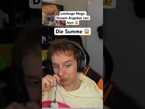 Letshugo über sein Joyn Angebot #letshugo #hugo #twitchdeutschland