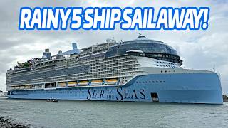 Rainy Day Sail Away! 5 Cruise Ships Depart Port Canaveral