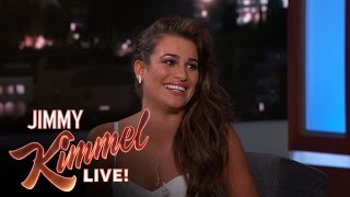 Lea Michele on Vomiting While Singing &quot;Let it Go&quot;