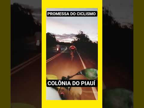 Promessa do ciclismo do Piauí em treino noturno 🚴 #shorts