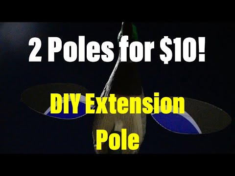 DIY - $10 for 2 Mojo Extension Poles | Waterfowl Wednesday