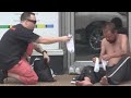 Giving The Homeless New Shoes and Shirt Off ...