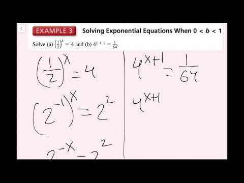 Solving Exponential Equations (6.5 Big Ideas Math -...