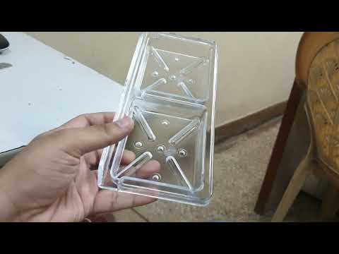 Abs vr unbreakable square double soap dish, size: 8