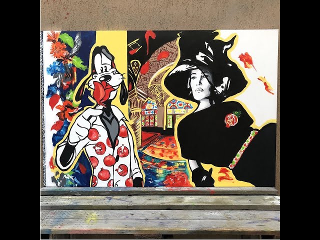 Vídeo relacionado con Magic Canvas Art Goofy B8471 - Lienzo decorativo (1 pieza, 60 x 30 cm), diseño de cómic pop art