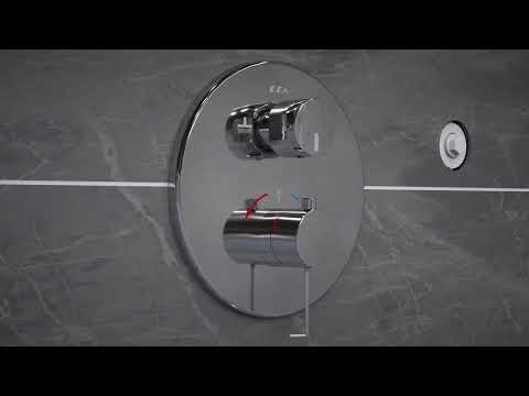 E.C.A. | Thermostatic Concealed Bath Shower Mixer Installation Video