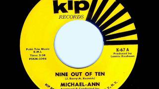 Michael-Ann - NINE OUT OF TEN  (Ellie Greenwich)  (1963)