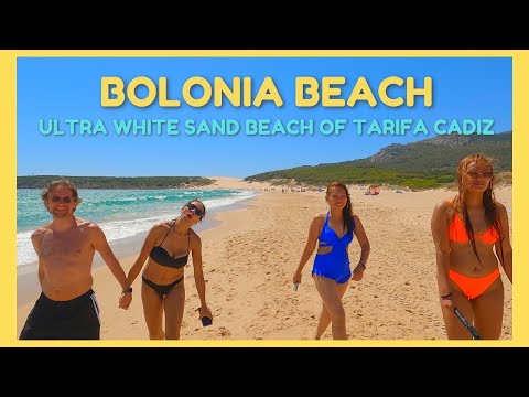 BOLONIA BEACH OF TARIFA CADIZ, WHITE SAND BEACH[Walking tour]