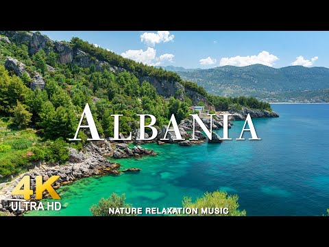 FLYING OVER ALBANIA (4K UHD) - Relaxing music with beautiful nature videos - 4K Ultra HD video