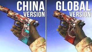 CS:GO - China Version vs Global Version Weapon Skins [Comparison]