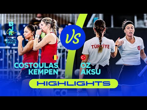 Costoulas/Kempen (BEL) vs Oz/Aksu (TUR) | 2025 BJK Cup Play-offs | Match Highlights