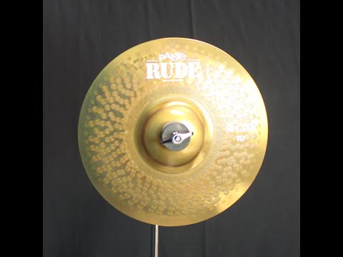 Paiste 10" Rude Splash - 339g (video demo) image 2