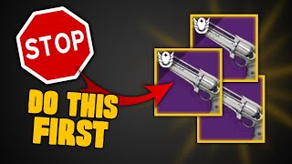 Quick Tip: Do This BEFORE Grinding Your God Roll Rose Hand Cannon