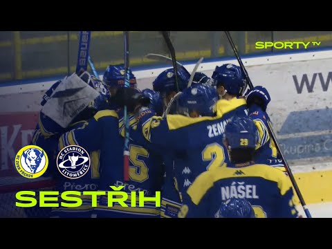 HC ZUBR Přerov vs. HC Stadion Litoměřice 2:1 | Maxa liga | 36. kolo | SESTŘIH