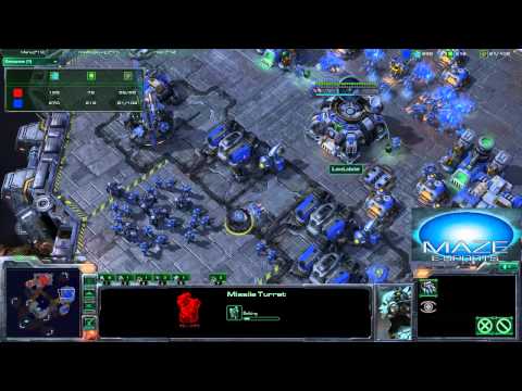 Maze Esports - 1v1 - Terran Harass and Nuke - PvT Part 1/2