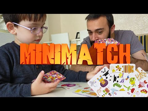 GÖRSEL DİKKAT VE EŞLEŞTİRME OYUNU - Djeco Minimatch Kart Oyunu
