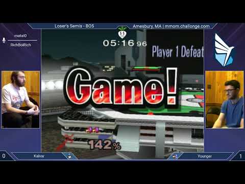 MMOM143 SSBM - Kalvar (Marth) vs. Younger (Falco) - Melee LSF